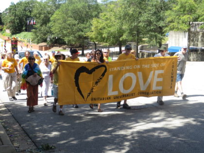 Banner at Pride Parade
