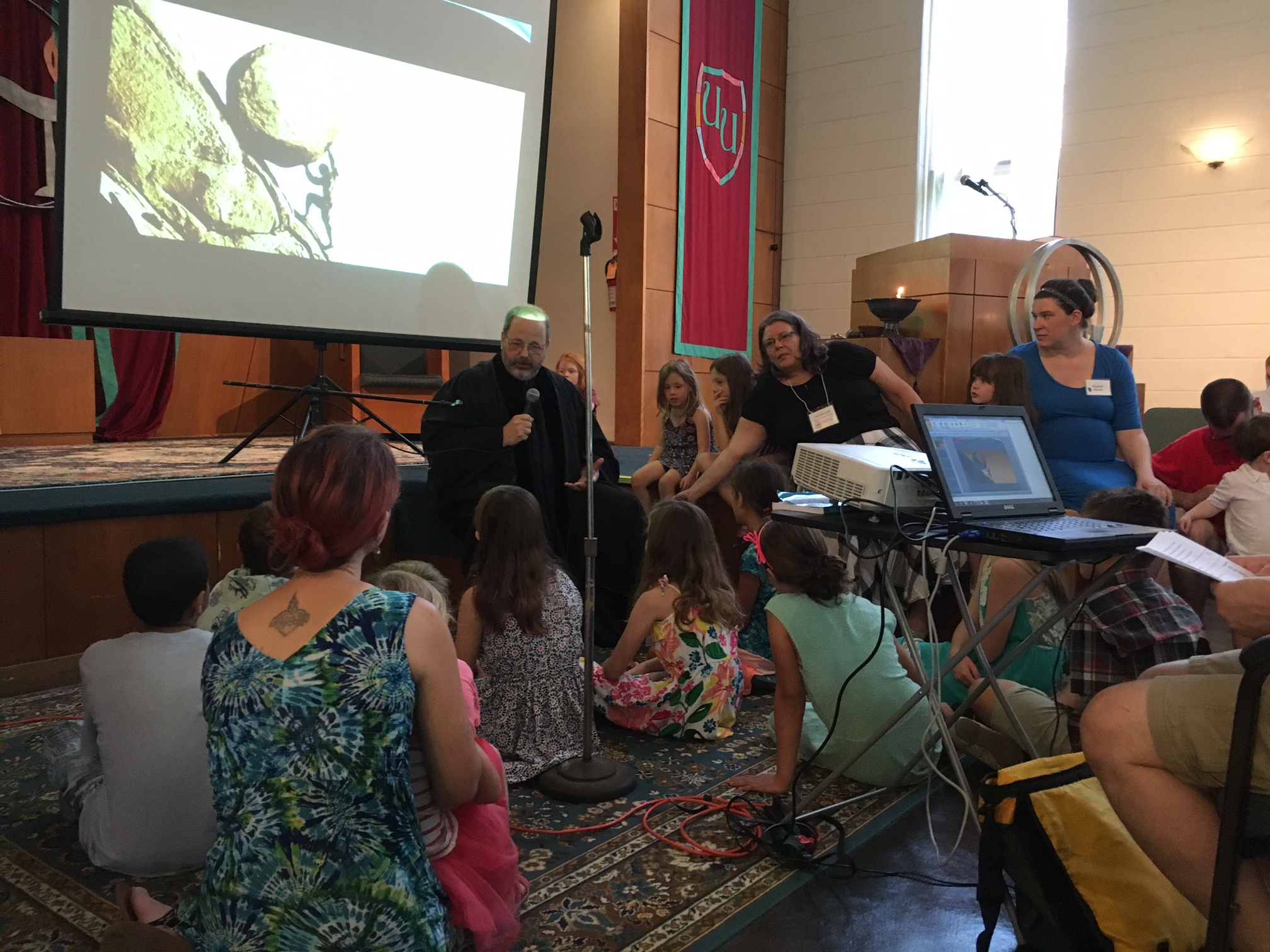 Rev. Liebmann story time